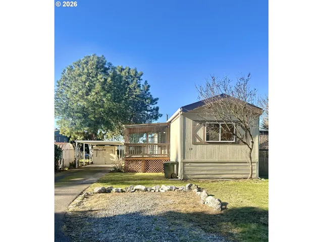 a view of a house with a large tree