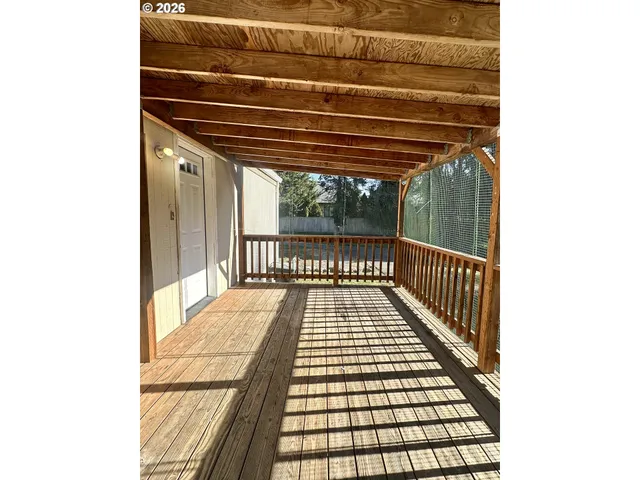 a view of city from a balcony