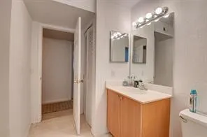 a bathroom with a sink and a toilet