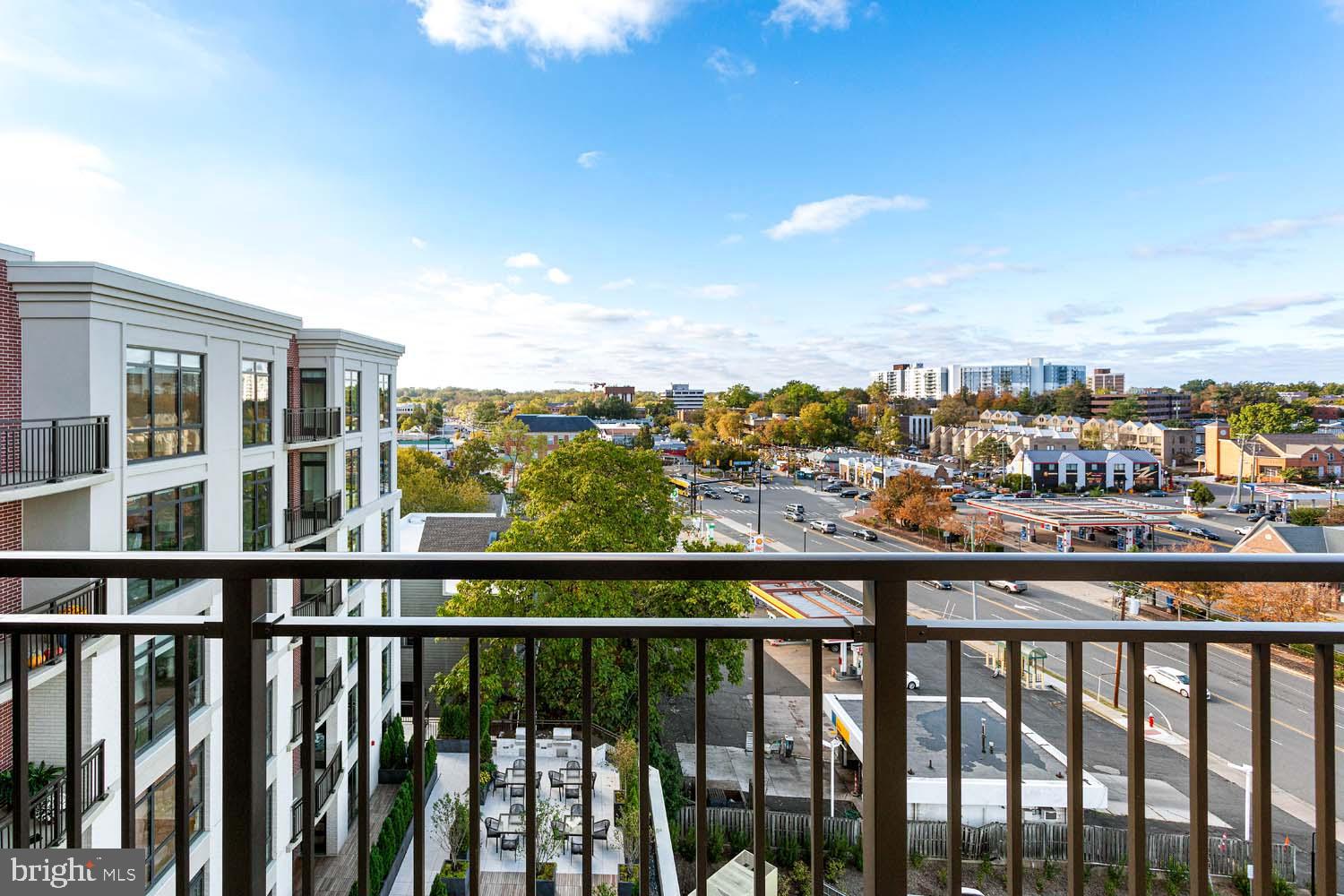 6718 Lowell Avenue, Unit 702 McLean, VA 22101 - Photo 8 of 75 a view of a city from a balcony