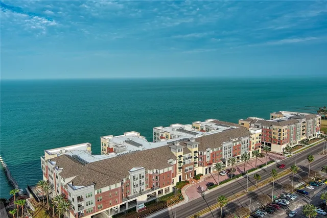 a view of a city with tall buildings