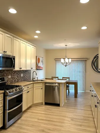 a view of staircase with an outdoor view