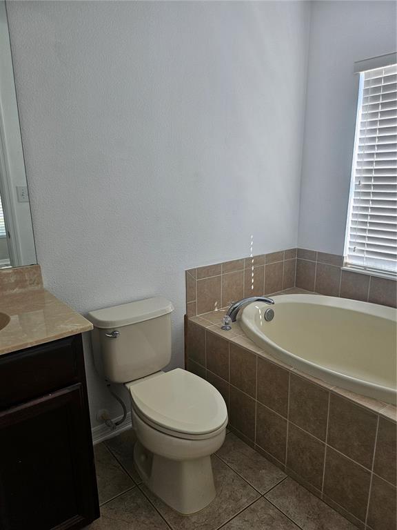 21332 Morning Mist Way Land O Lakes, FL 34637 - Photo 18 of 25 a bathroom with a bathtub and toilet