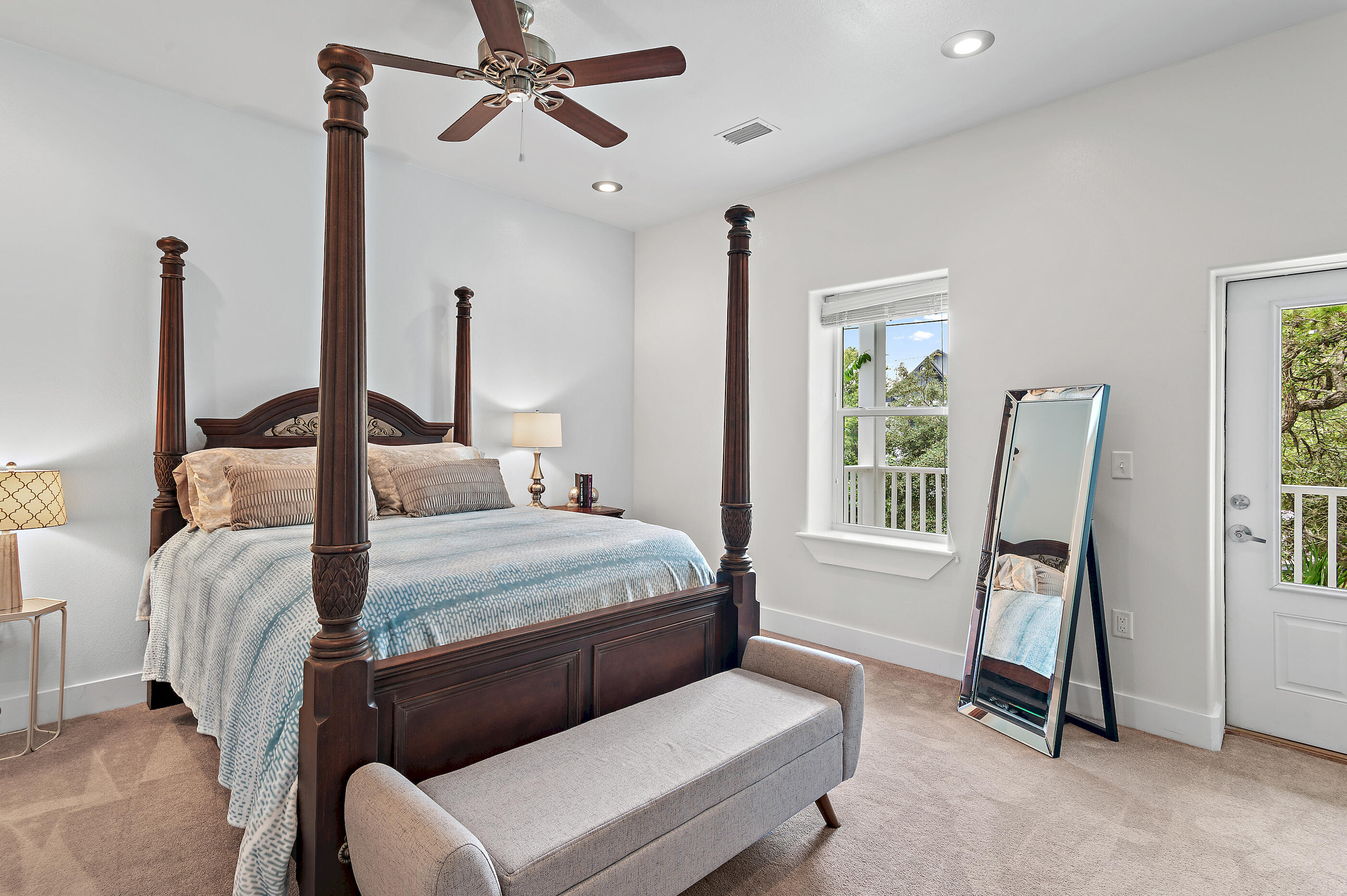 96 Hilltop Drive Santa Rosa Beach, FL 32459 - Photo 27 of 50 a bedroom with a bed and a window