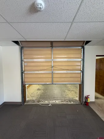 a view of a room and window