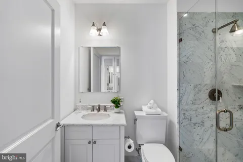 a view of city with tall buildings