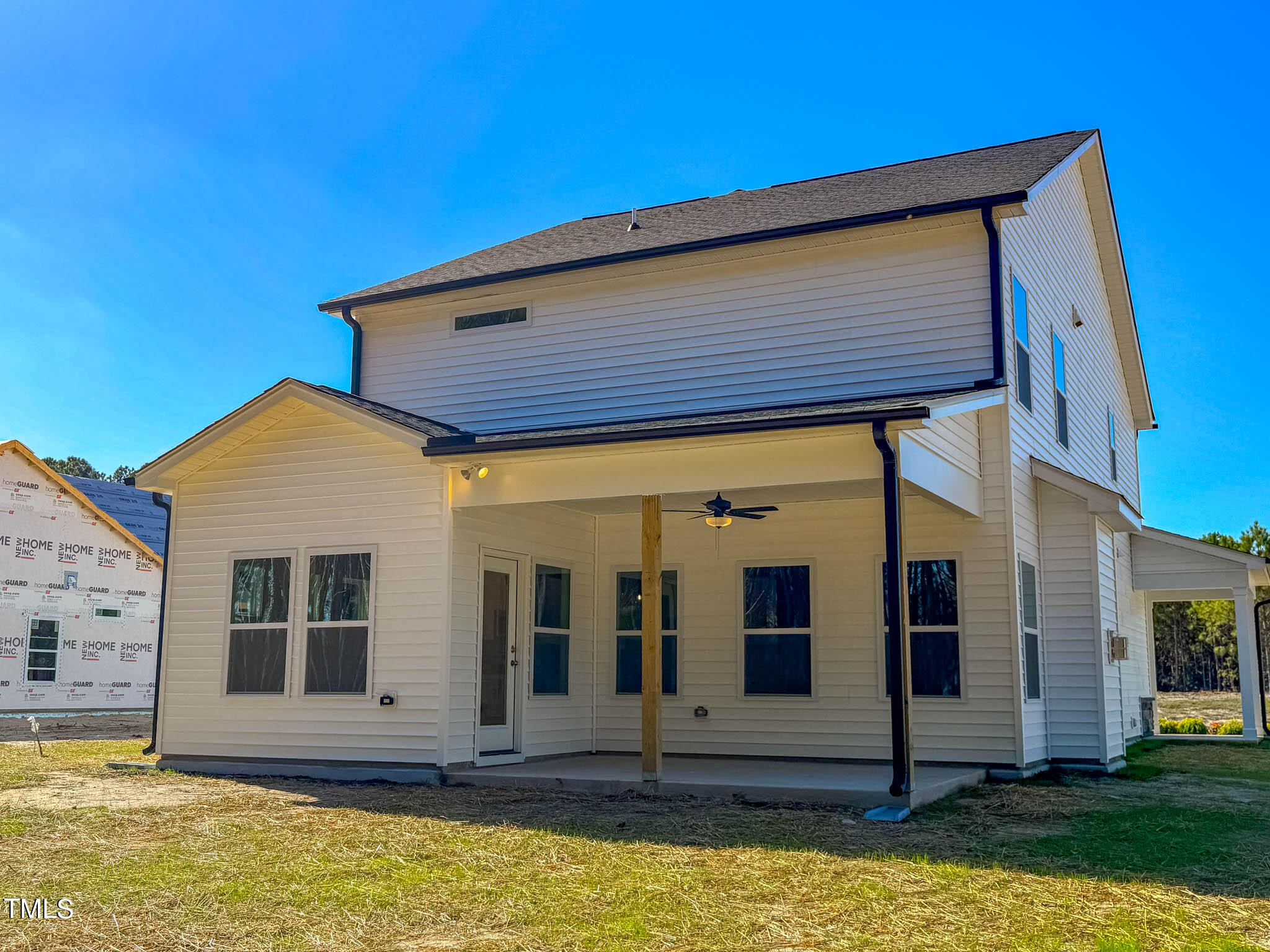 47 Beacon Hl Road, Unit SMITHFIELD Lillington, NC 27546 - Photo 68 of 69 a view of house with swimming pool in front of it