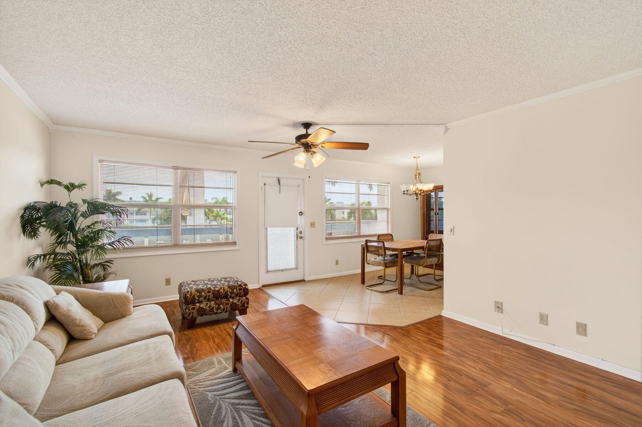 3007 Yarmouth C Boca Raton, FL 33434 - Photo 5 of 70 a living room with furniture and wooden floor
