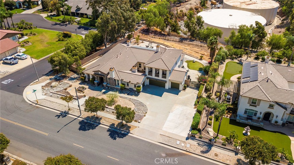 10281 Hillside Road Rancho Cucamonga, CA 91737 - Photo 4 of 60 an aerial view of a house with yard swimming pool and outdoor seating