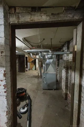 a view of water heater room