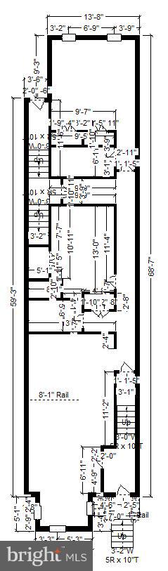 1634 6th Street Northwest, Unit 1 Washington, DC 20001 - Photo 35 of 36 Maim Level Floor Plan