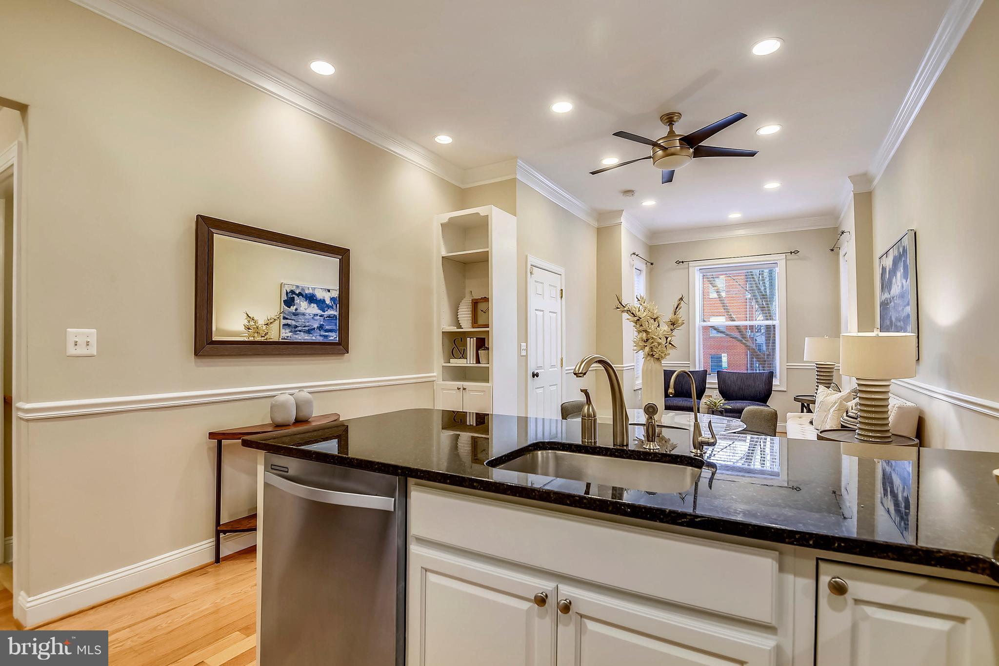 1634 6th Street Northwest, Unit 1 Washington, DC 20001 - Photo 7 of 36 Interior General - Recessed lighting-both levels