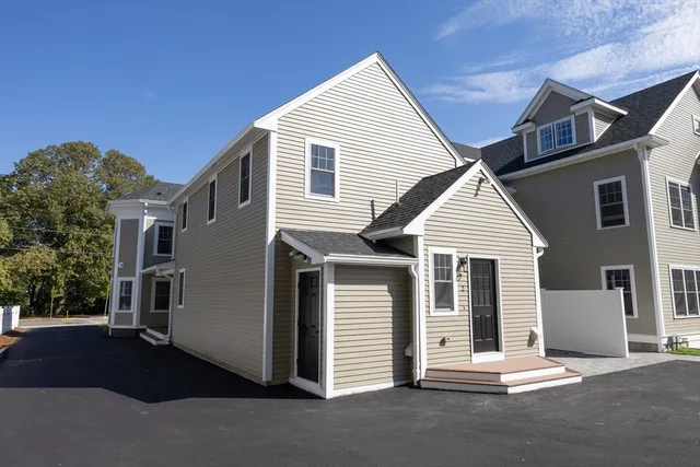 a view of a house with a patio