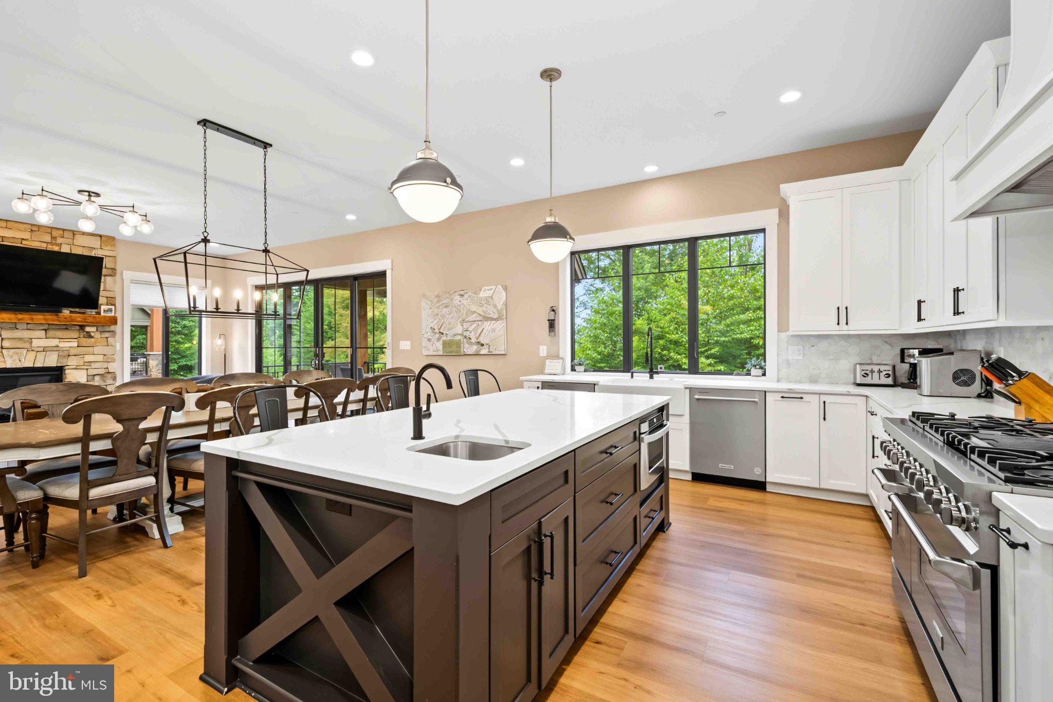 138 Ridge Run Road McHenry, MD 21541 - Photo 22 of 84 Modern kitchen with natural light.