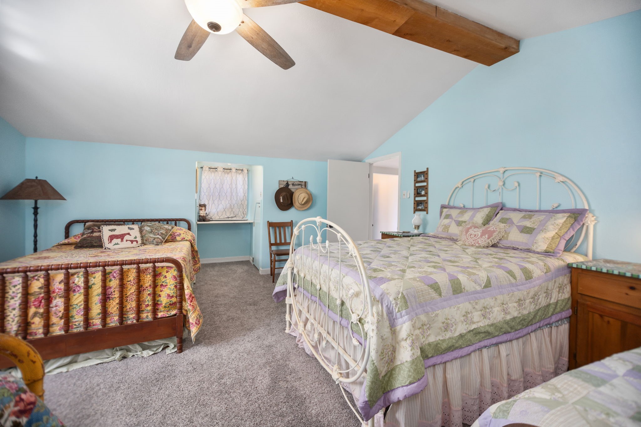 160 Dailey Road Crockett, TX 75835 - Photo 33 of 40 a bedroom with two beds and white walls