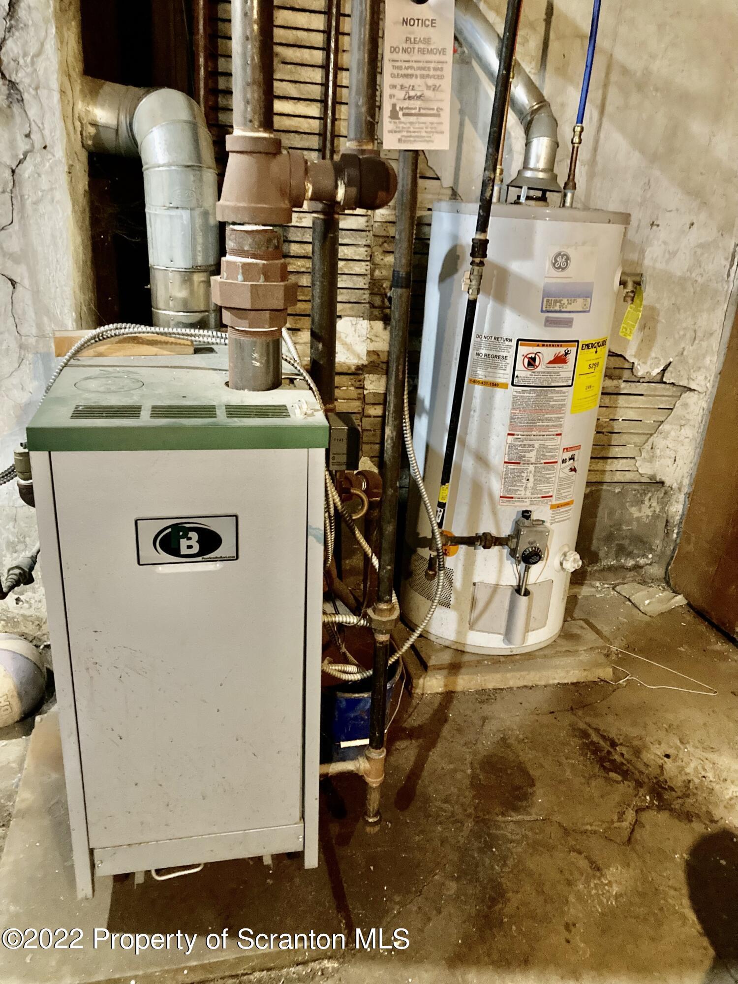 2 Ferguson Place Dunmore, PA 18509 - Photo 31 of 33 a view of water heater room
