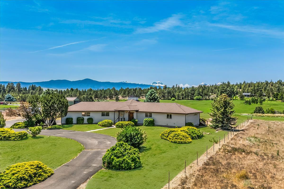 64515 Rock Springs Road Bend, OR 97703 - Photo 1 of 49 Virtually Edited Cascade. Mountain views await you in this 4 Bed 4 Ba Home on 8.64 acres in Bend, Oregon