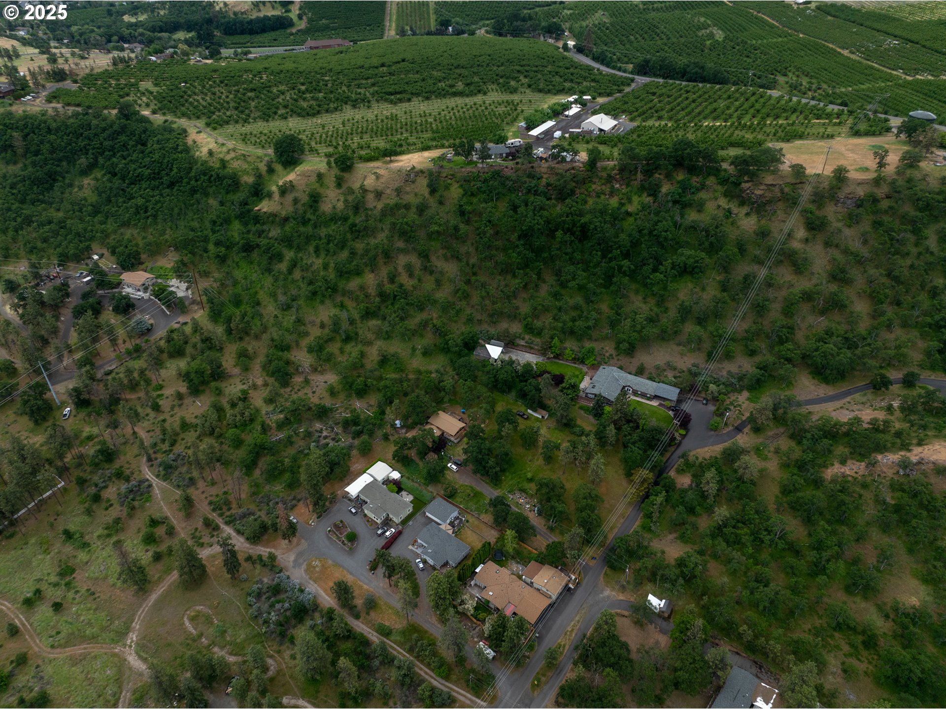 West 16th The Dalles, OR 97058 - Photo 8 of 10 a view of a house with a lush green forest