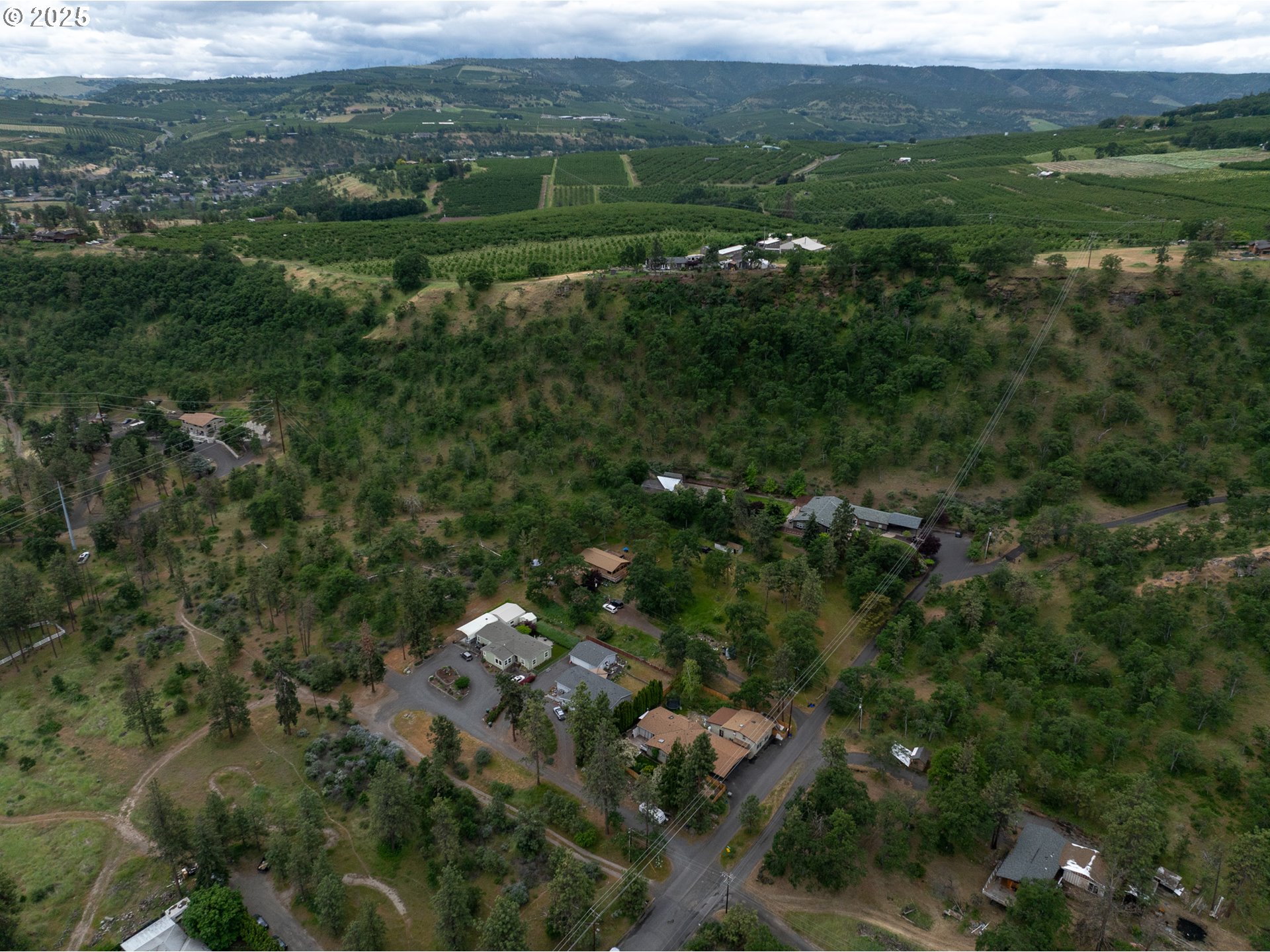 West 16th The Dalles, OR 97058 - Photo 9 of 10 a view of a city with lush green forest