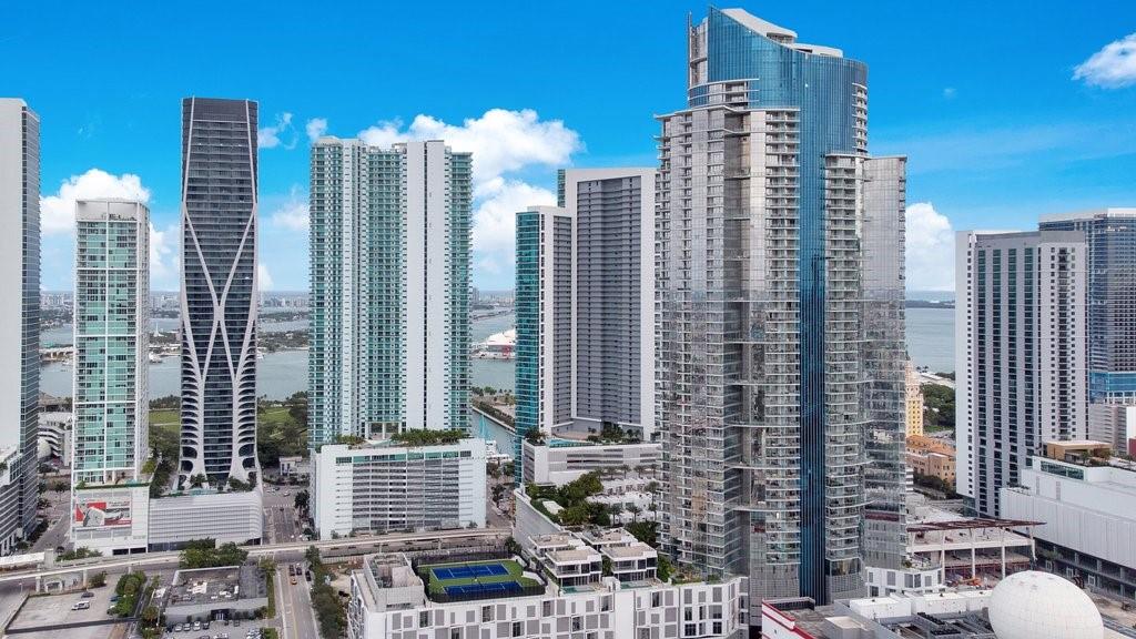 851 Northeast 1st Avenue, Unit 2202 Miami, FL 33132 - Photo 27 of 56 a view of city with tall buildings