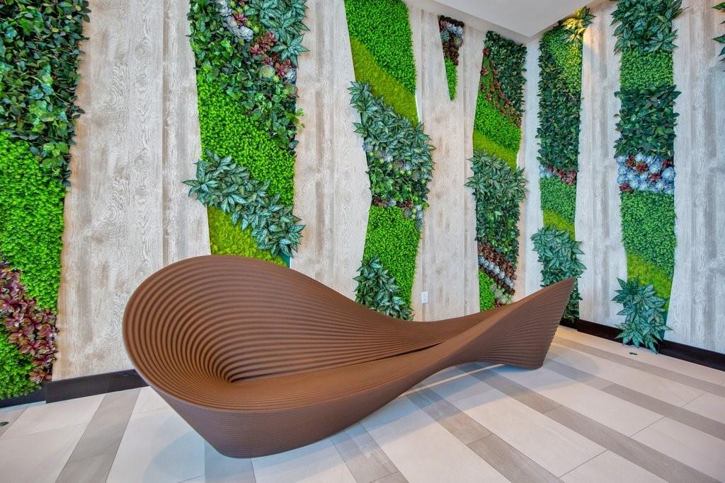 851 Northeast 1st Avenue, Unit 2202 Miami, FL 33132 - Photo 31 of 56 a view of balcony with small garden