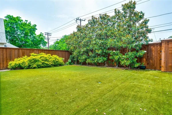 a view of a garden