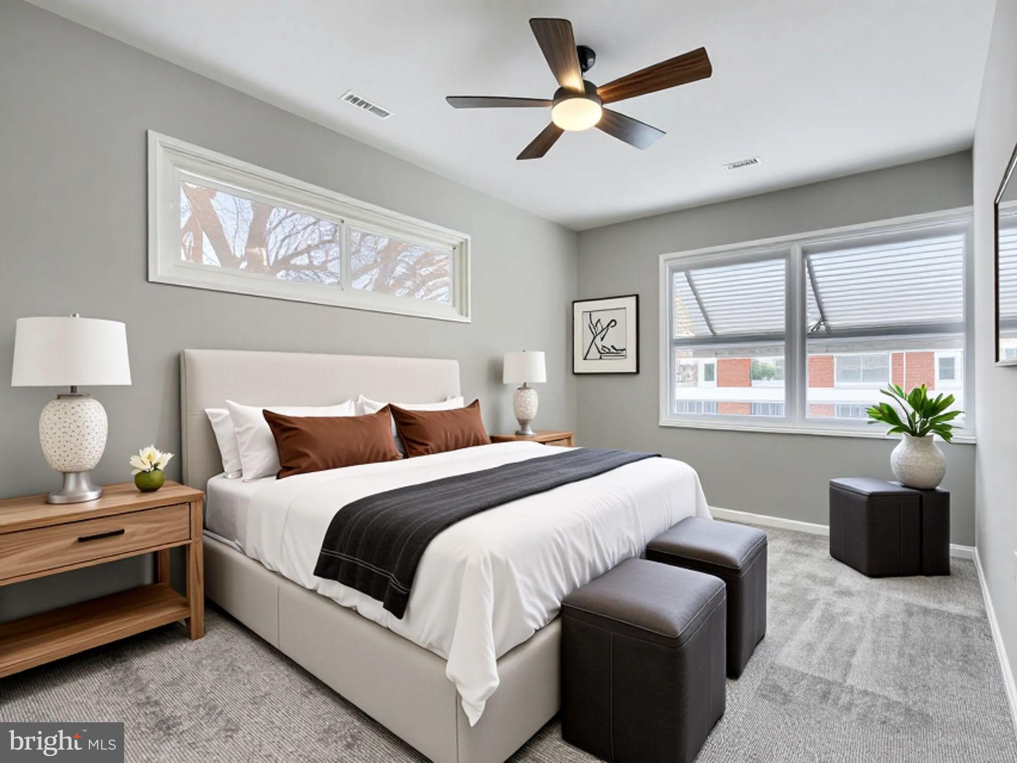 2014 Larkhall Road Dundalk, MD 21222 - Photo 28 of 44 a bedroom with a bed couch and window