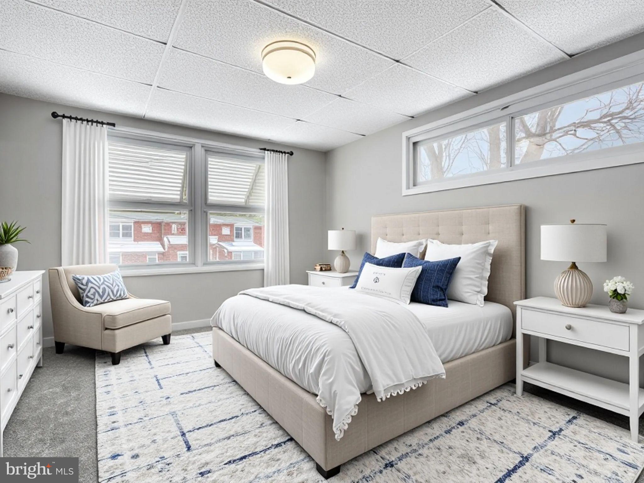 2014 Larkhall Road Dundalk, MD 21222 - Photo 32 of 44 a bedroom with a bed and a window