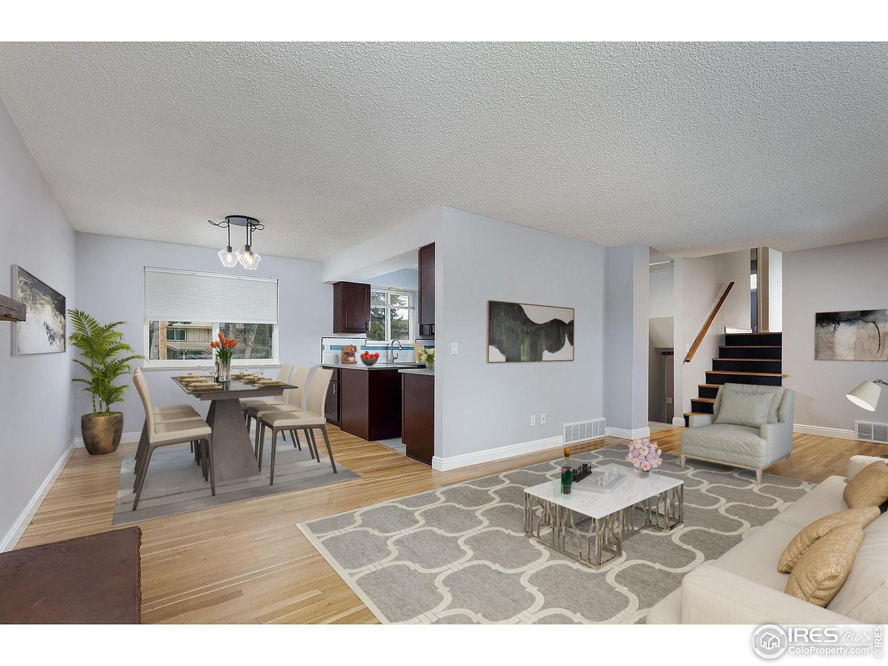 720 Mohawk Drive Boulder, CO 80303 - Photo 39 of 39 virtually staged open floor plan