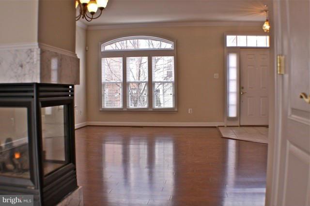 310 Ridgemont Avenue Rockville, MD 20850 - Photo 2 of 18 Living Room with 3-sided gas fireplace