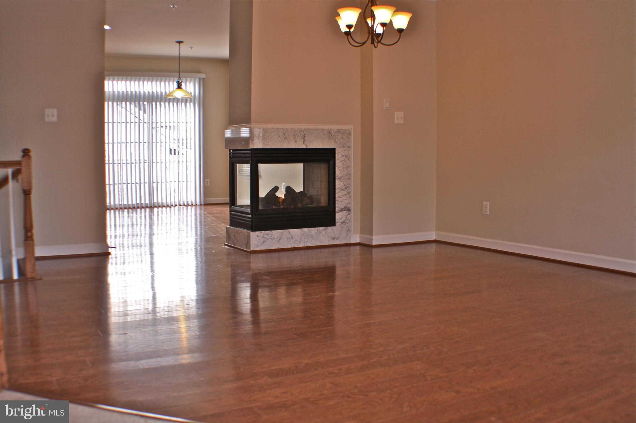 310 Ridgemont Avenue Rockville, MD 20850 - Photo 9 of 18 Dining Room/Living Room with gas fireplace