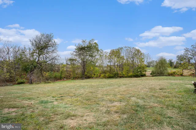 a view of an outdoor space and a yard