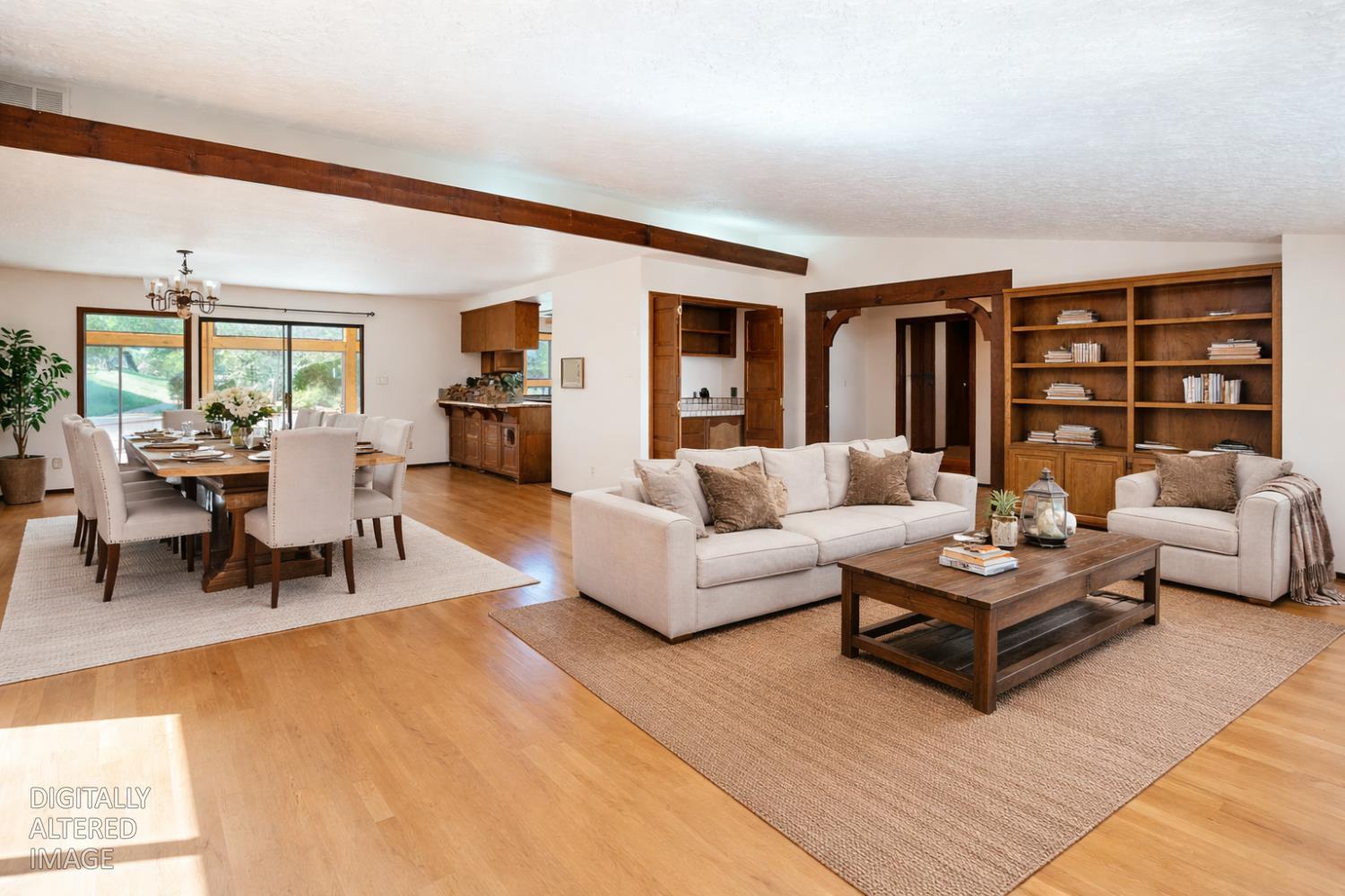 22801 Hidden Ranch Road Auburn, CA 95602 - Photo 16 of 94 a living room with furniture and large window