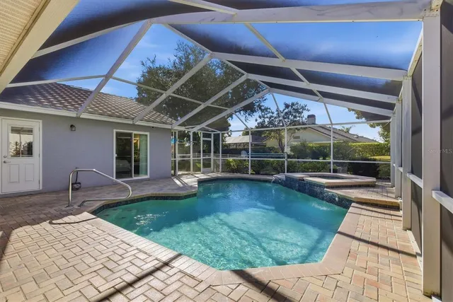 a view of a fence and a park