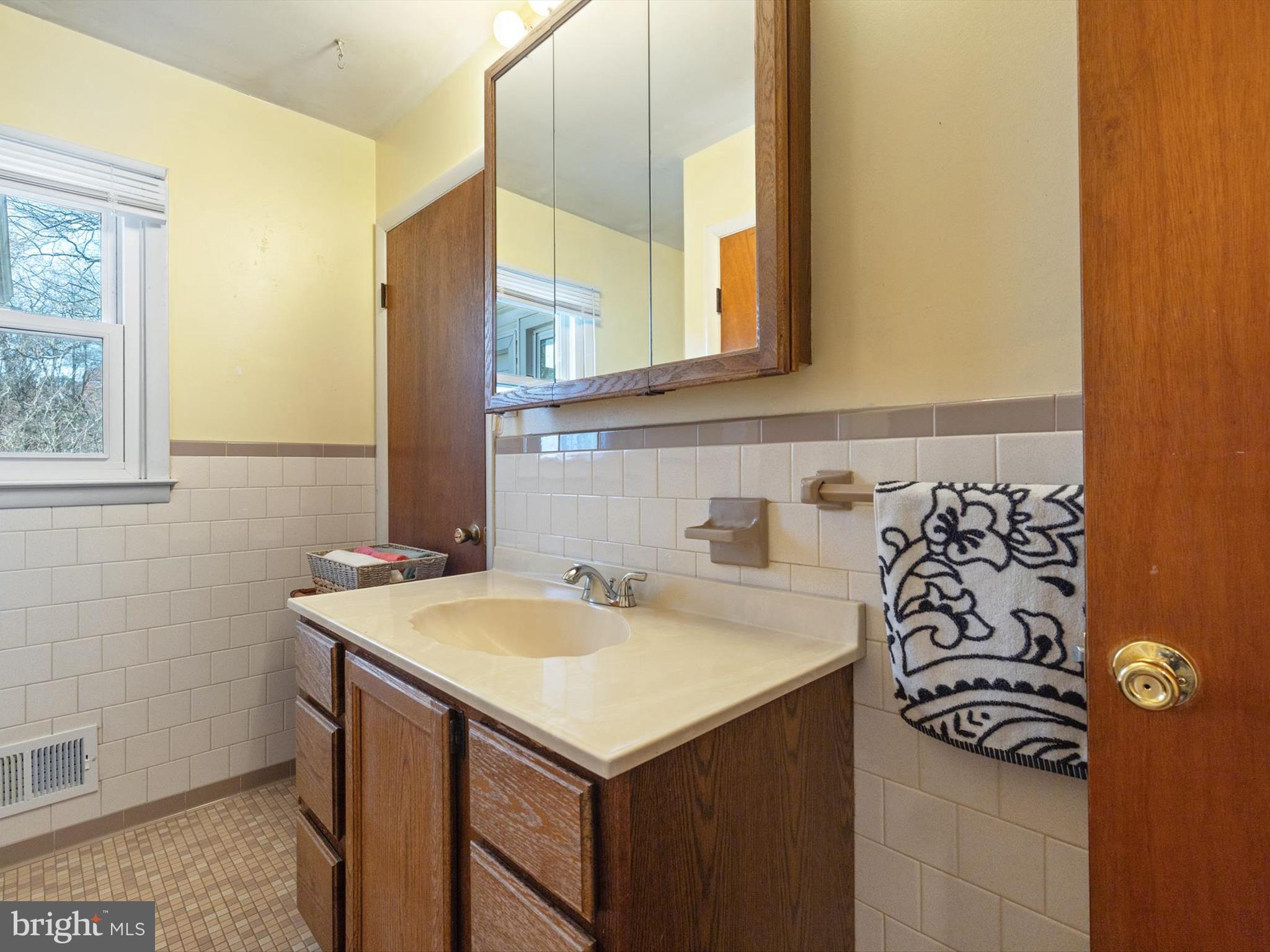 1345 Ava Road Severn, MD 21144 - Photo 21 of 41 a bathroom with a sink and a mirror