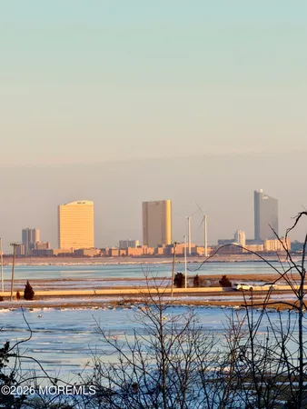 a view of balcony with mountain view