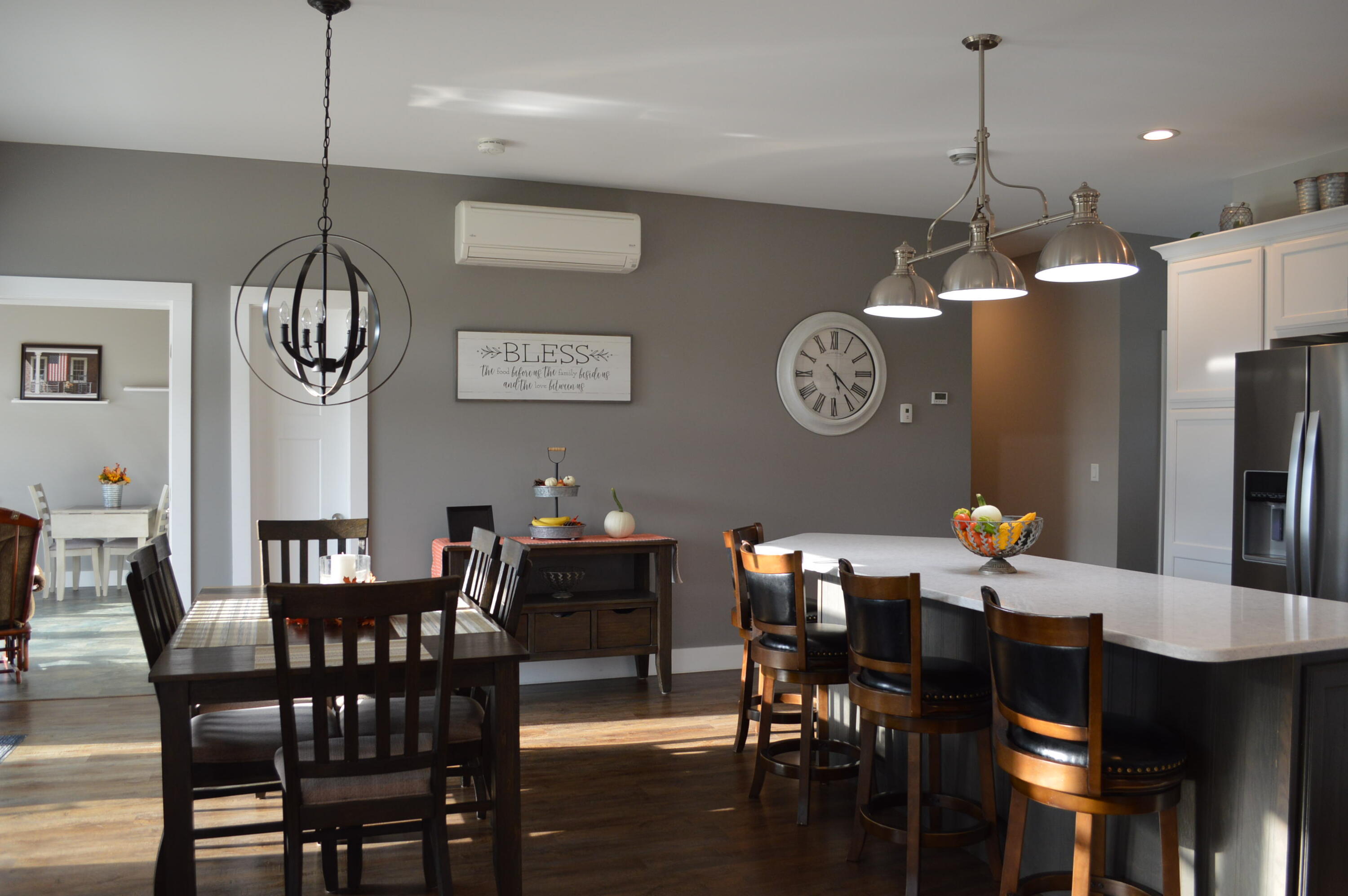 145 Village Road Fort Kent, ME 04743 - Photo 20 of 32 Kitchen, dining room, entry to sun porch