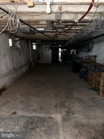 a close view of water heater room