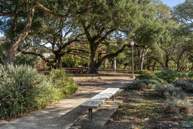 an aerial view of a house with a yard and lake view