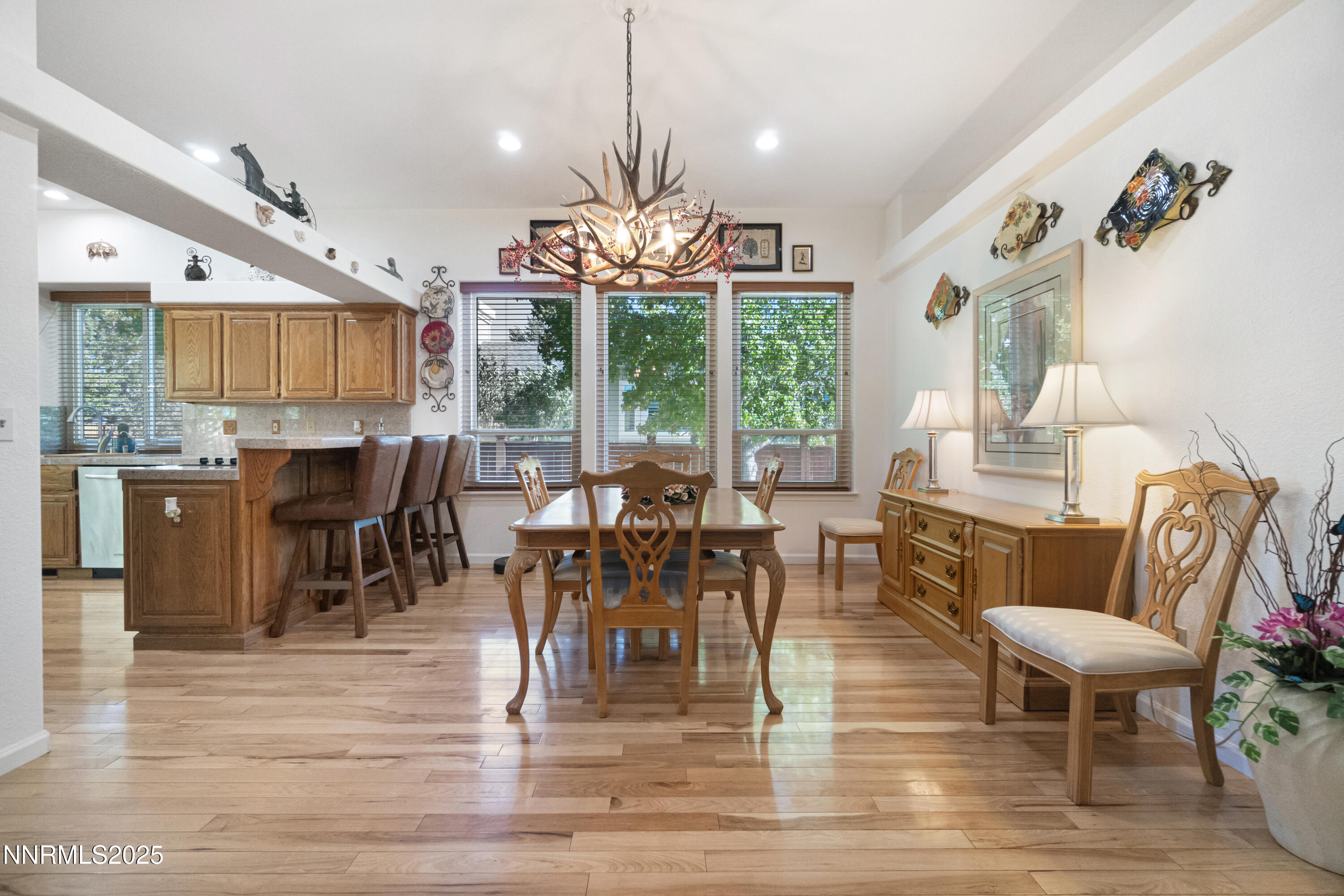 1216 Pleasantview Drive Gardnerville, NV 89460 - Photo 14 of 32 a view of a dining room with furniture window and outside view