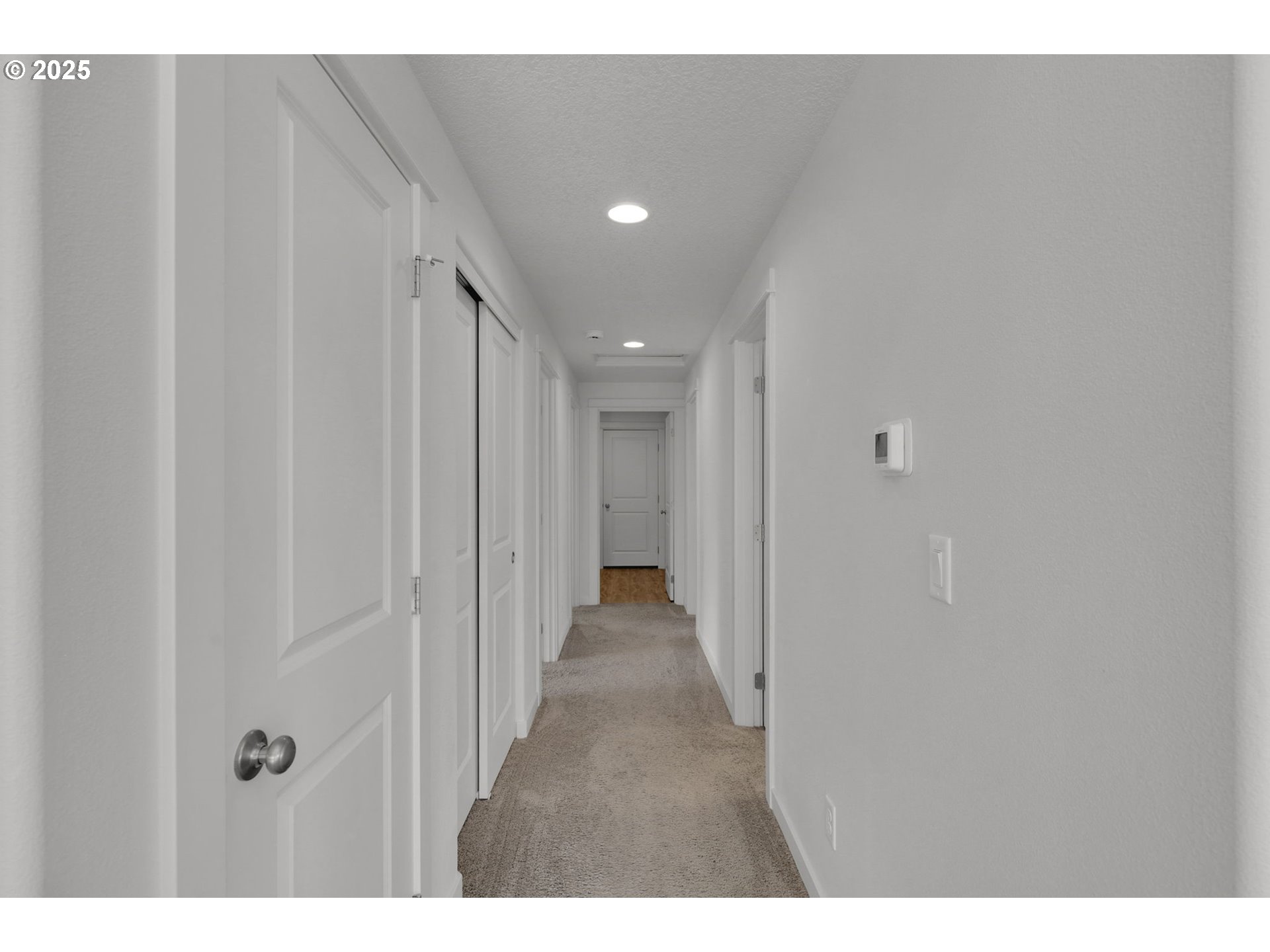 463 35th Street Springfield, OR 97478 - Photo 18 of 41 a view of a hallway with wooden shelves