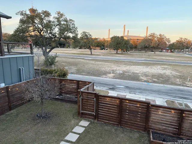 a front view of a building