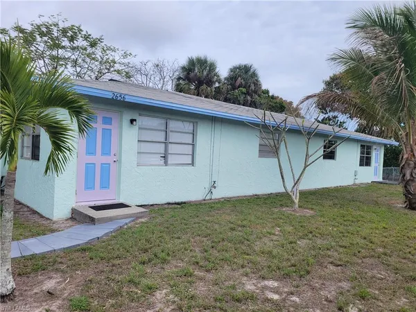 a house with a outdoor space