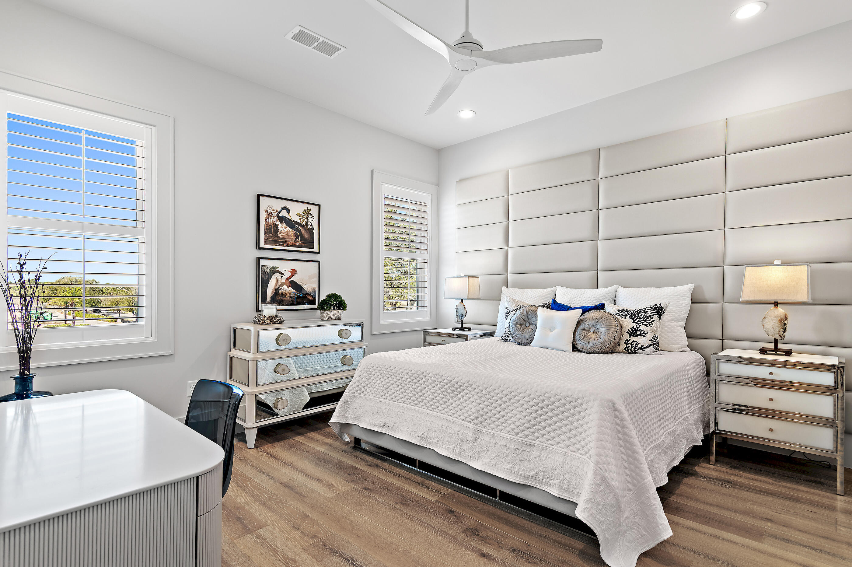 4572 Sailmaker Lane Destin, FL 32541 - Photo 41 of 49 a bedroom with a bed and a large window