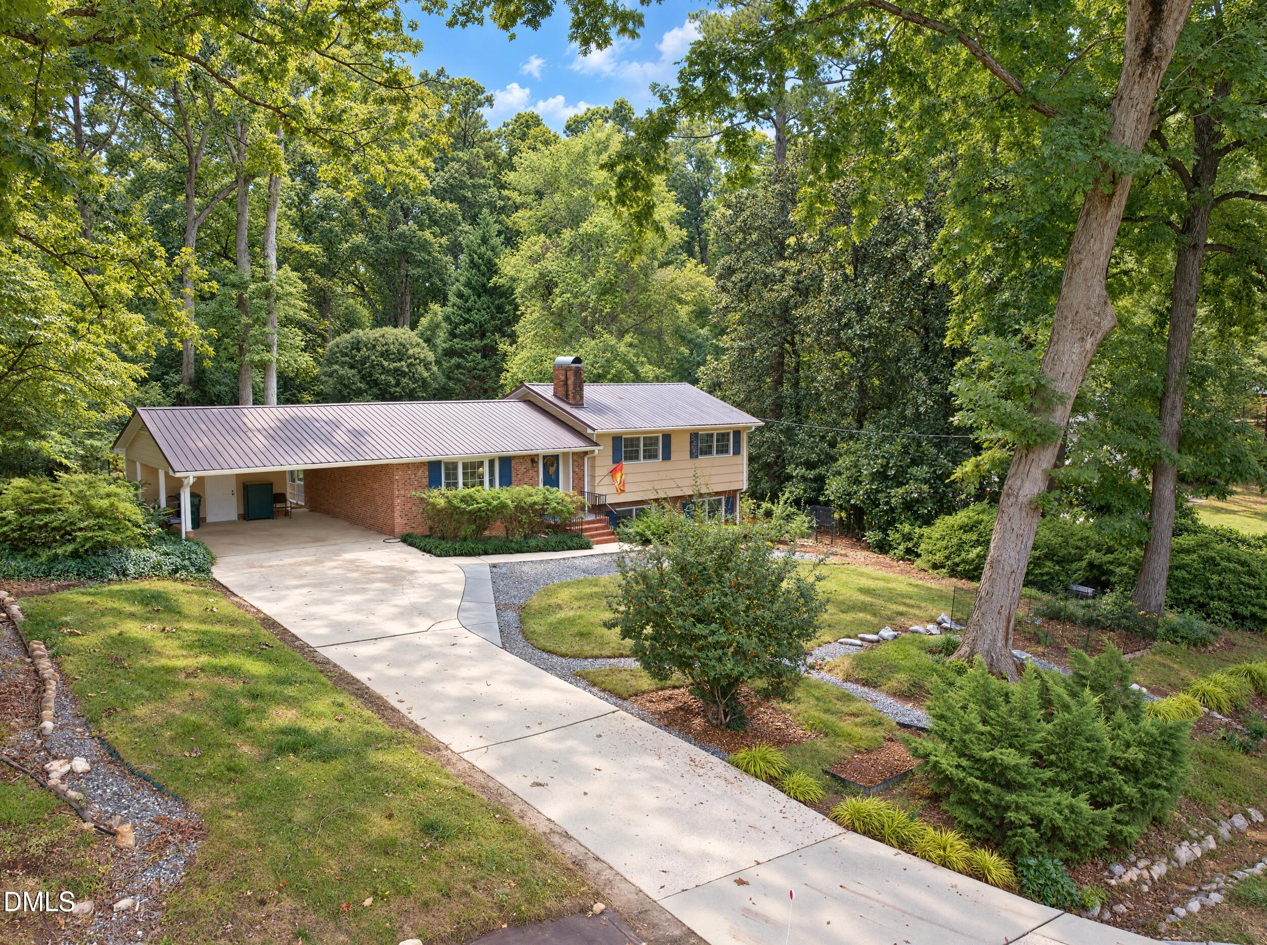 1302 Kingston Ridge Road Cary, NC 27511 - Photo 3 of 45 Front exterior drone