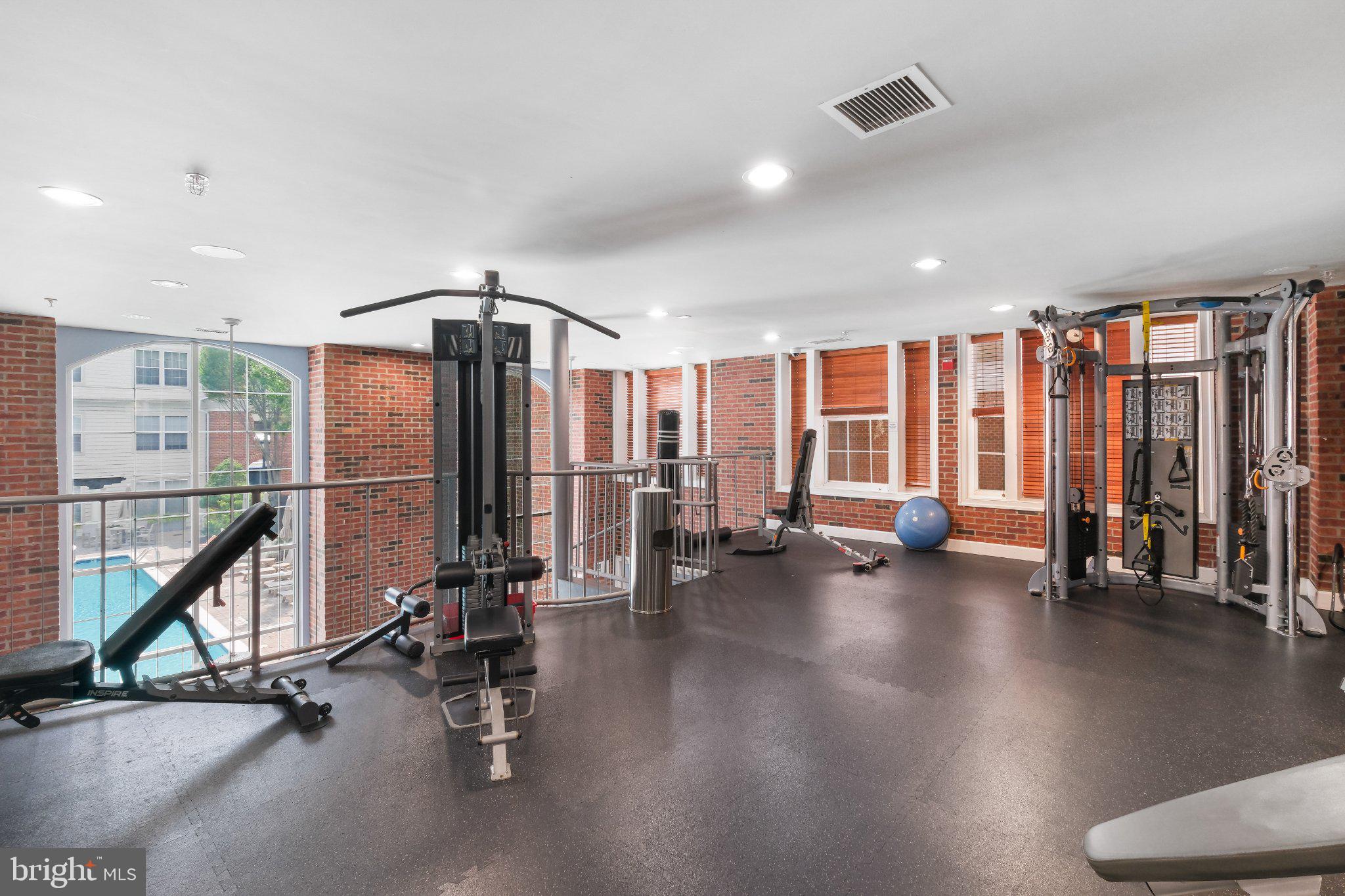 31 Booth Street, Unit B55 Gaithersburg, MD 20878 - Photo 27 of 30 a view of a room with gym equipment