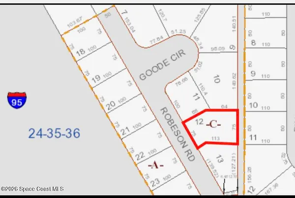 $39,000 | 0 Robeson (lot 12) Road, Cocoa, FL 32926