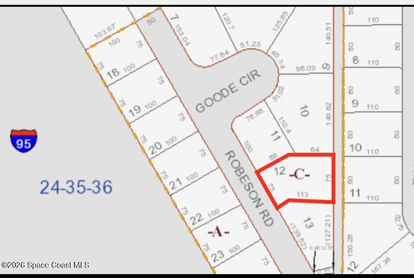 0 Robeson (lot 12) Road Cocoa, FL 32926 - Photo 1 of 1 Map