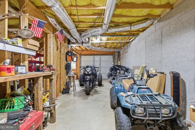a view of storage and utility room