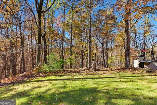 a view of outdoor space with trees